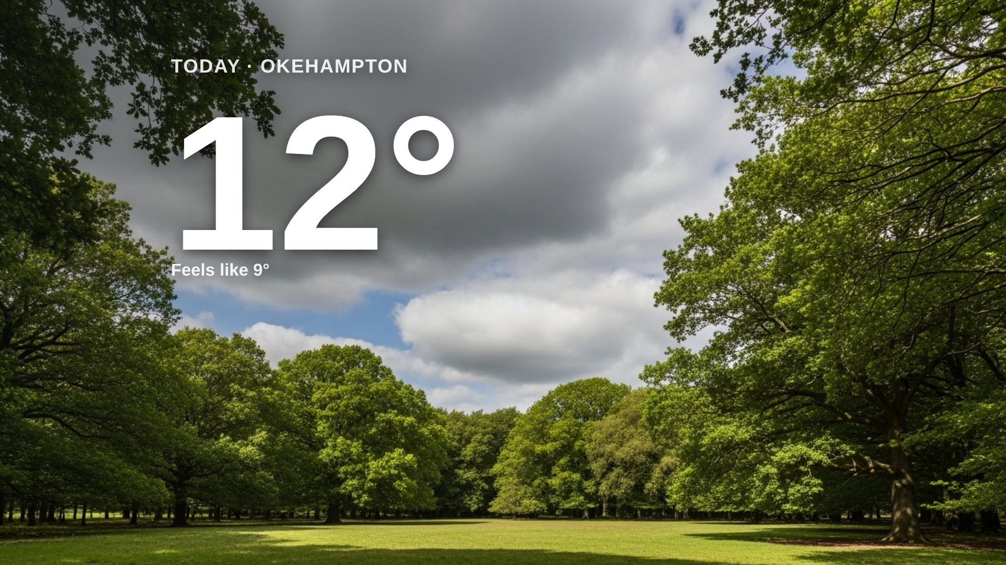 Rain on the way for Okehampton today - here's your Sunday forecast